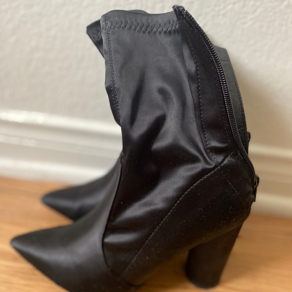 High Ankle Black Booties